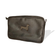 Cargar imagen en el visor de la galería, Bolsa hombre viaje cuero café
