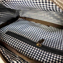 Cargar imagen en el visor de la galería, Bolsa hombre viaje cuero café
