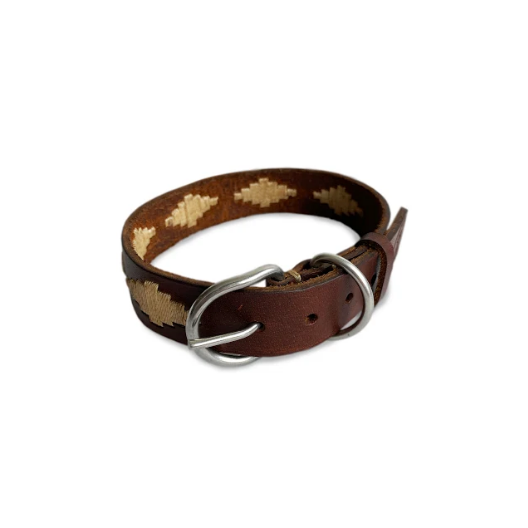 Collar perro pampa beige
