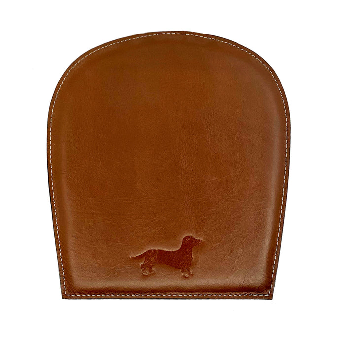 Mouse pad cuero café
